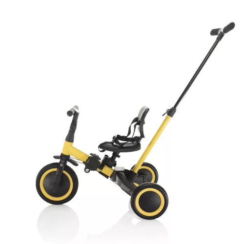Zopa tricikli 3in1 tolókarral Empire Yellow
