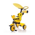 Zopa tricikli - ZooGo tolókarral Bee sárga fekete
