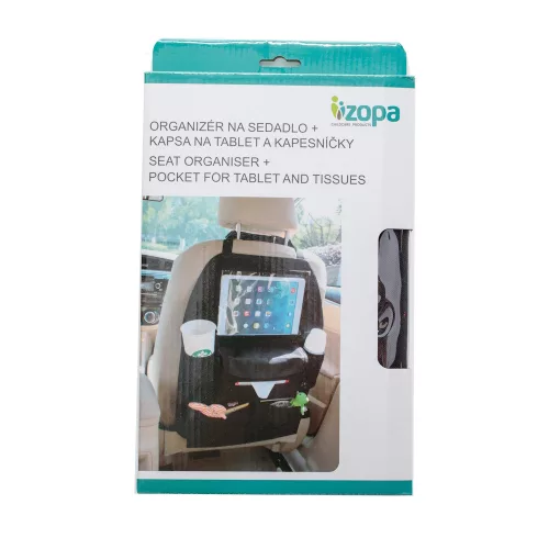 Zopa autós rendező üléstámlára tablet zsebbel ZOP029110