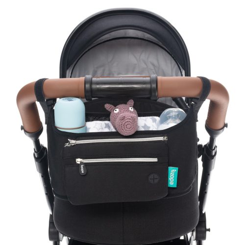 Zopa rendező táska babakocsira neoprén és levehető zsebes 