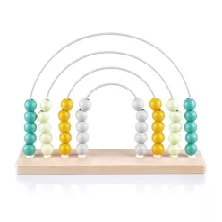 Zopa fa játék golyós számoló szivárvány