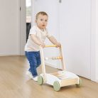 Zopa fa járássegítő kiskocsi játékkockákkal
