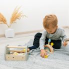 Zopa fa játék szerszámosláda sárga