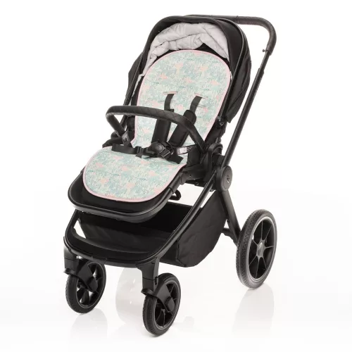 Zopa ülésbetét babakocsiba légáteresztő Breeze Jungle pink