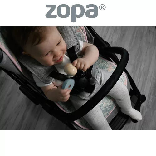 Zopa ülésbetét babakocsiba légáteresztő Breeze Emoji bézs