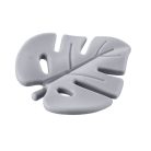 Zopa rágóka szilikon Levél galambszürke