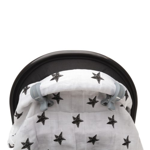 Zopa - babakocsi csipesz - szürke