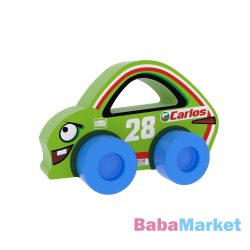 Racing Buddies rágóka - Carlos 28 zöld
