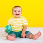 Bright Starts játék Oball Rattle 10cm türkiz