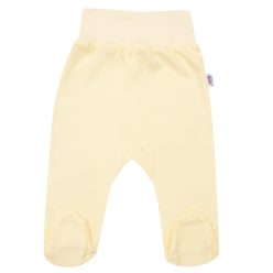 New Baby baba nadrág talpas sárga 80
