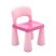 New Baby gyermek szett asztal két székkel rózsaszín