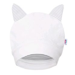   Luxus baba téli sapka fülekkel New Baby Snowy collection 62 (3-6 h)