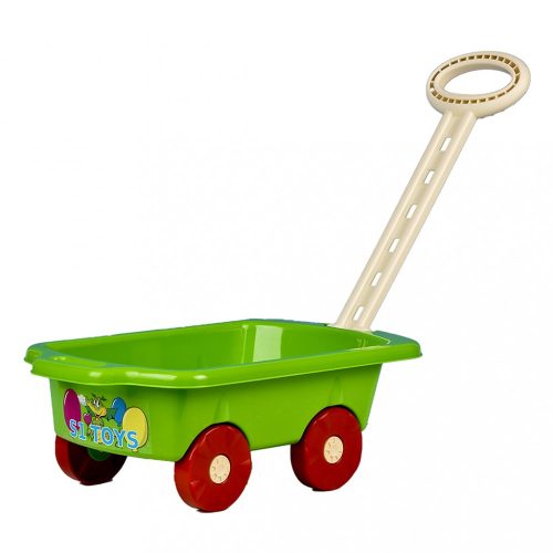 Gyerek utánfutó Pótkocsi BAYO 45 cm zöld