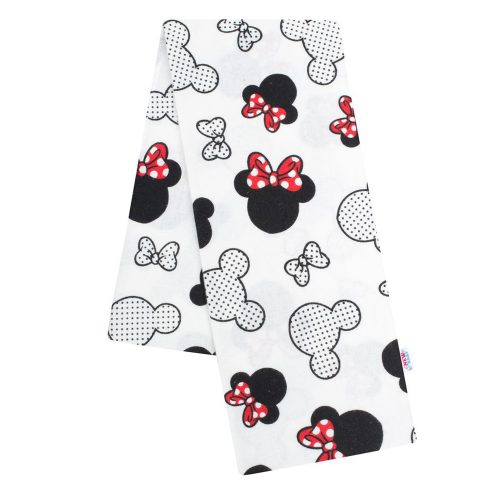 New Baby pelenka flanell Mickey and Minnie fehér