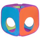 Baby Mix gyermek sátor 3az1-ben 3 részes narancs-kék