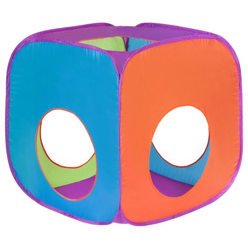 Baby Mix gyermek sátor 3az1-ben 3 részes narancs-kék