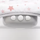Baby Mix pihenőszék rezgő zenélő csillagok rózsaszín