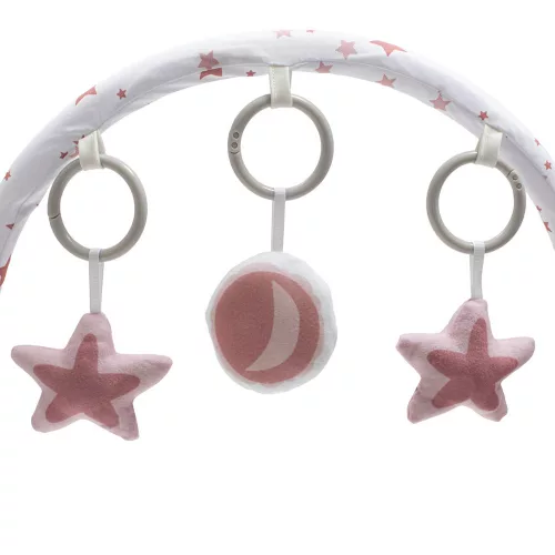 Baby Mix pihenőszék rezgő zenélő csillagok rózsaszín