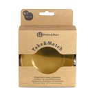 Petite and Mars Szilikon tál tapadókoronggal Take and Match Intense Ochre 6m