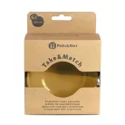 Petite and Mars Szilikon tál tapadókoronggal Take and Match Intense Ochre 6m