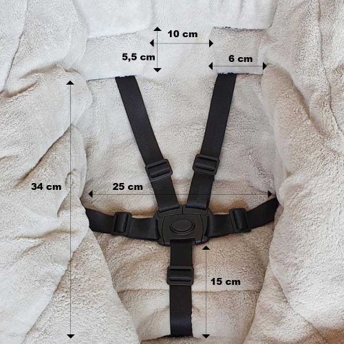 Petite and Mars bundazsák állítható 3in1 Jibot Ocean Blue