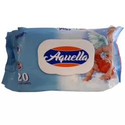   Aquella Baby nedves törlőkendő Mix angyalkás ultra puha fliptop kupakos 120 db 