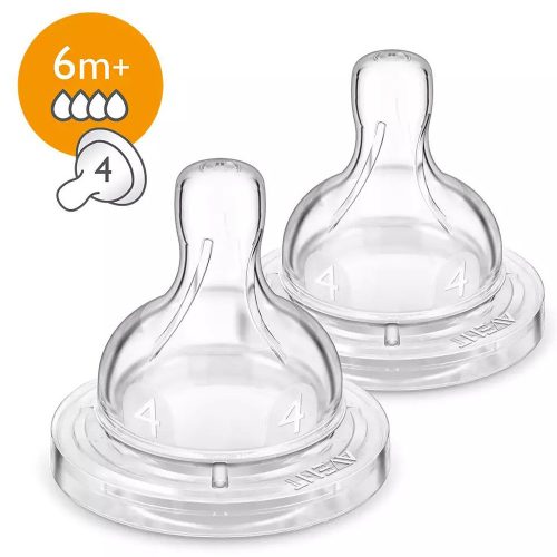 Avent etetőcumi Classic Anti-Colic 2db 4 cseppes 6hó - SCF634/27