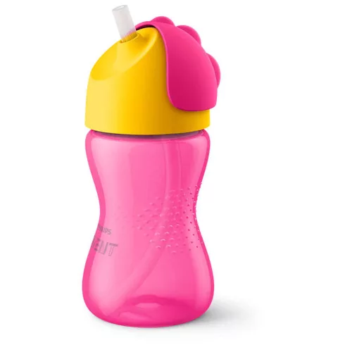 Avent itatópohár - rugalmas szívószállal 300ml lányos