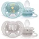 Philips AVENT játszócumi ultrasoft text 6-18hó fiús 2db