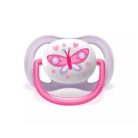 Philips AVENT játszócumi ultra air 0-6hó lány Text 2db