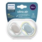 Avent játszócumi - ultra air 18hó neutral 2db - SCF349/01