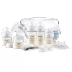  Philips AVENT mellszívó kézi kezdő szett Natural Response, mikrohullámú sterilizátorral