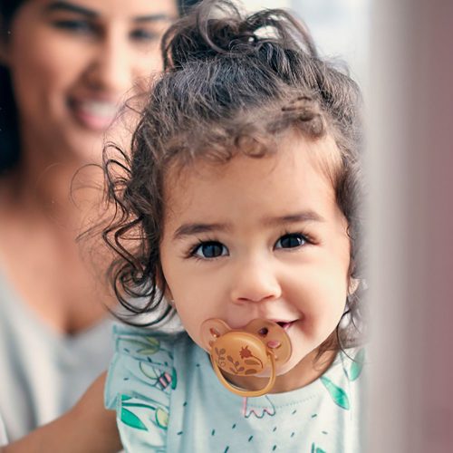 Philips AVENT játszócumi Ultrasoft Premium állatos 6-18hó lányos 2db