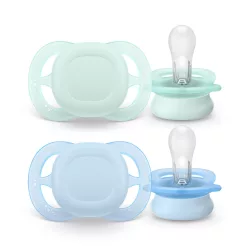   Philips AVENT játszócumi Ultra Start neutral 0-2hó fiús 2db