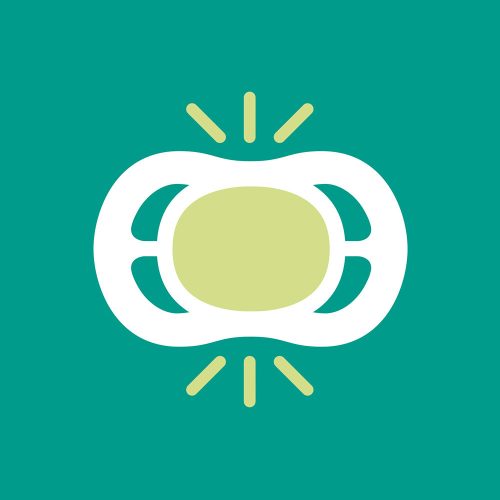 Philips AVENT játszócumi Ultra Start éjszakai 0-2hó lányos 2db