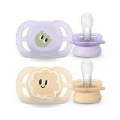   Philips AVENT játszócumi Ultra Start mintás 0-2hó lányos 2db