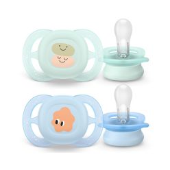  Philips AVENT játszócumi Ultra Start mintás 0-2hó fiús 2db