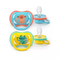 Philips AVENT játszócumi Ultra Air majom 18hó fiús 2db