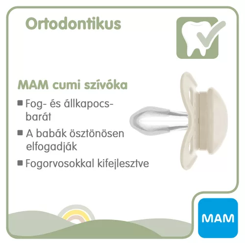 MAM játszócumi Original Night Pure szilikon 16hó dupla