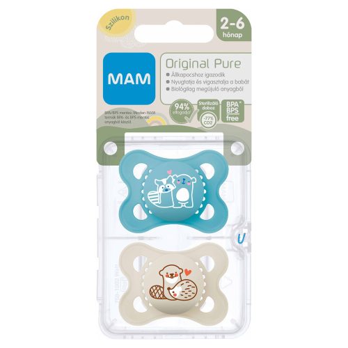 MAM játszócumi Original szilikon 2-6hó dupla