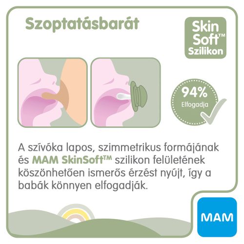 MAM játszócumi Original szilikon 2-6hó dupla