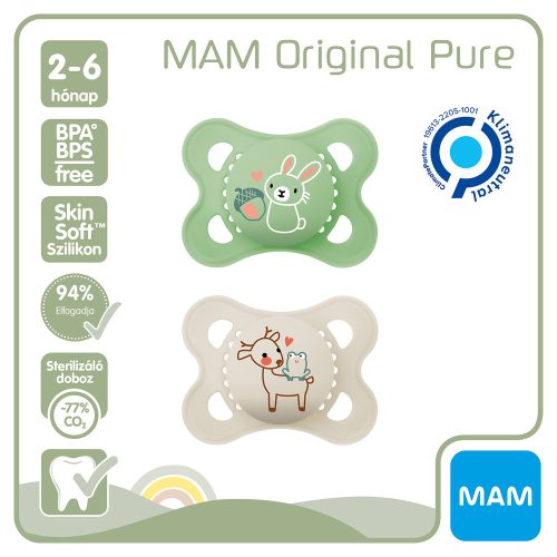 MAM játszócumi Original szilikon 2-6hó dupla