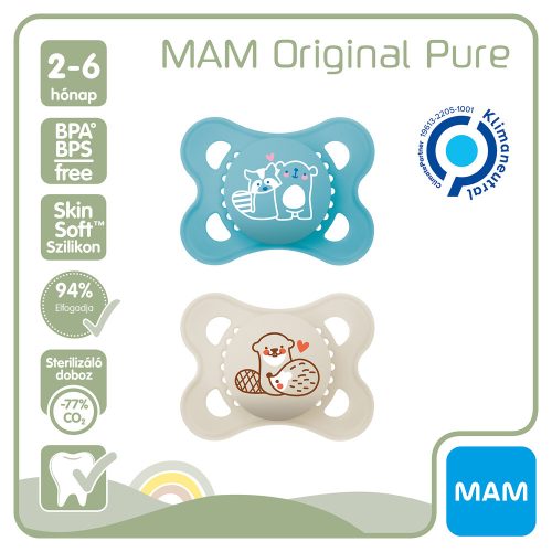 MAM játszócumi Original szilikon 2-6hó dupla
