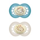 MAM játszócumi Original Night szilikon 16hó dupla fiú