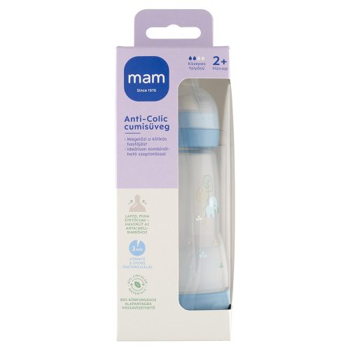 MAM cumisüveg Anti-Colic Matt 260ml fiús