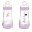 MAM cumisüveg Anti-Colic Matt 260ml lányos