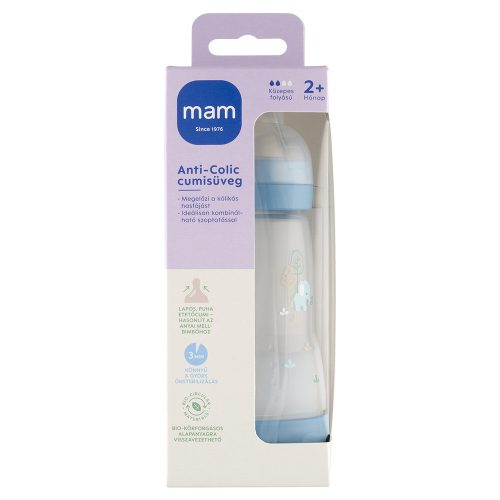 MAM cumisüveg Anti-Colic Matt 260ml lányos