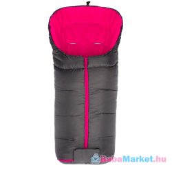 Fillikid bundazsák Eco big babakocsiba 100*55cm 1220-27 fekete pink béléssel