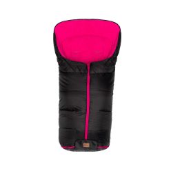   Fillikid bundazsák babakocsiba Eco big  1220-22 fekete pink béléssel