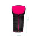 Fillikid bundazsák babakocsiba Eco big  1220-22 fekete pink béléssel